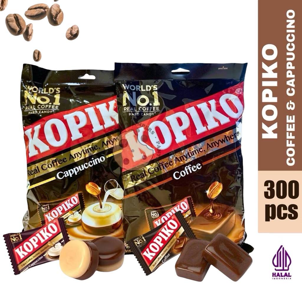 1050g (300pcs) Kopiko Coffee Cappuccino Candy Classic