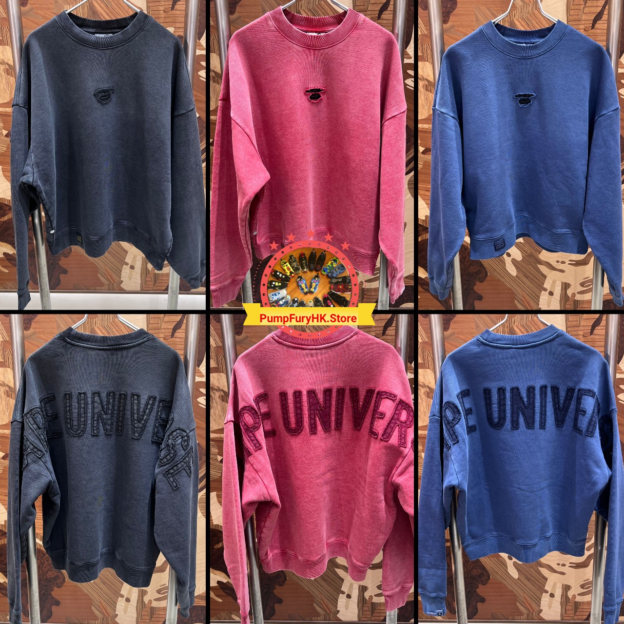 AAPE AAPEUNVS crew neck sweatshirt (D360)