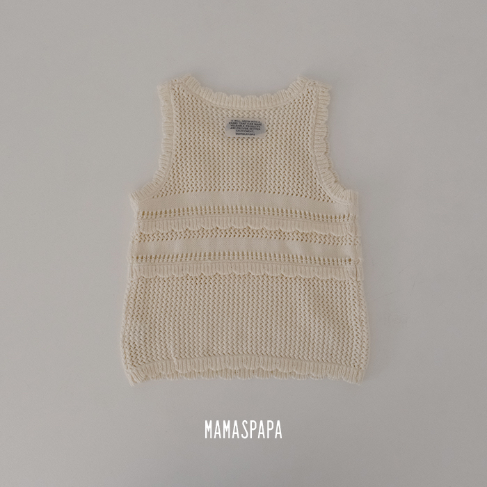 MMSPP | Knit Flower vest (M100-115)