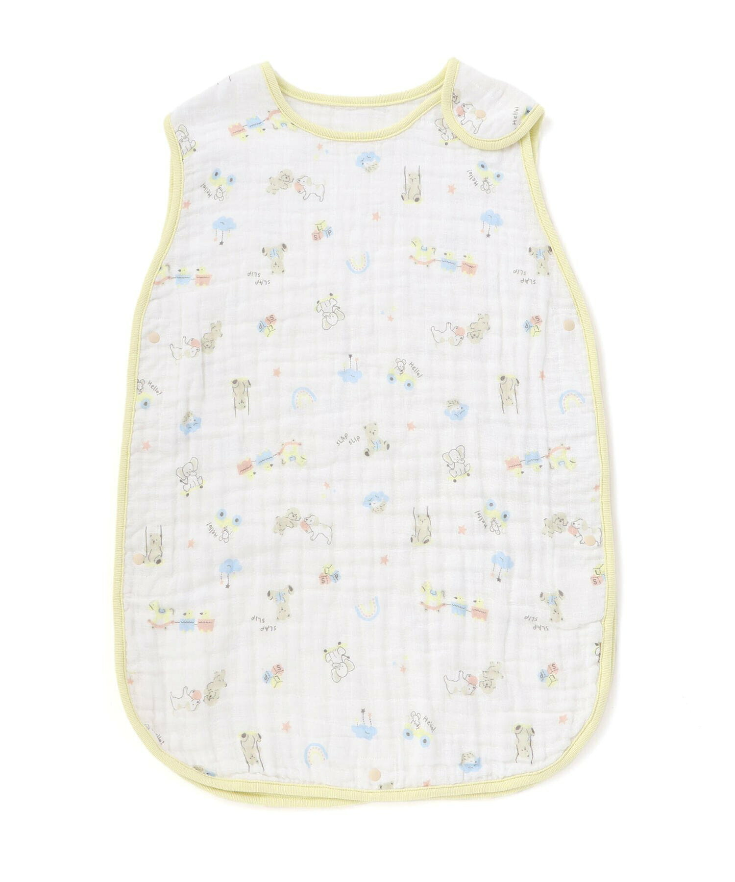 🇯🇵預訂 日本直送🇯🇵Slap Slip Baby三色動物草莓海洋圖案滿印純棉紗防踢睡袋