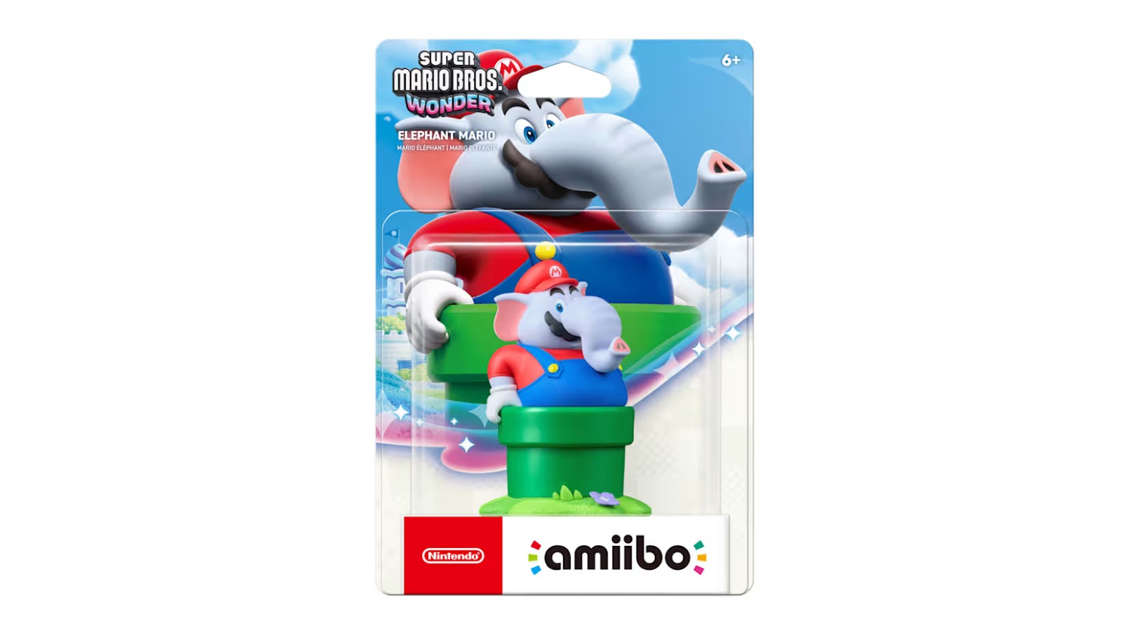 【預售 26/3】AMIIBO 超級瑪利歐兄弟驚奇 (大象瑪利歐) / Super Mario Bros. Wonder (Elephant Mario)  PO0393