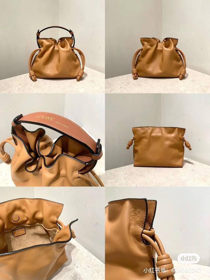 Loewe 罗意威 Flamenco Nano 纳帕小牛皮手提包