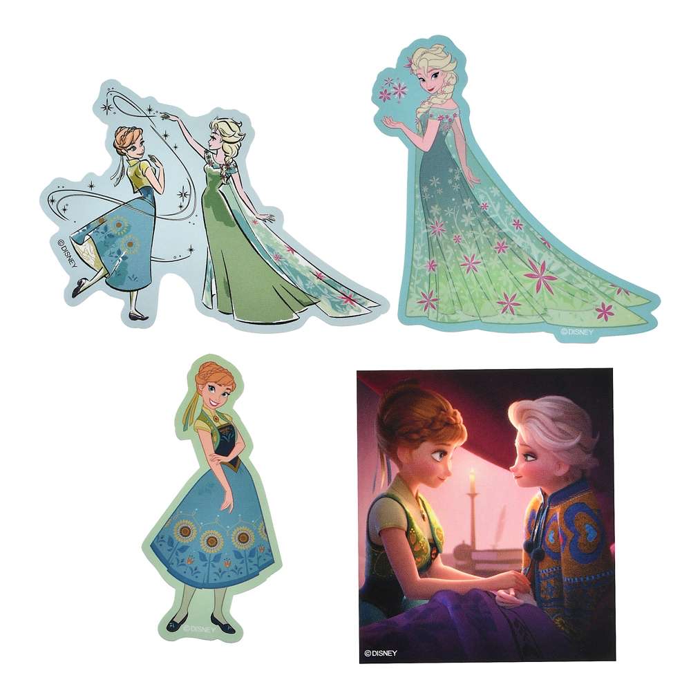 🎀【預訂】 Frozen Fever Anna & Elsa Sticker