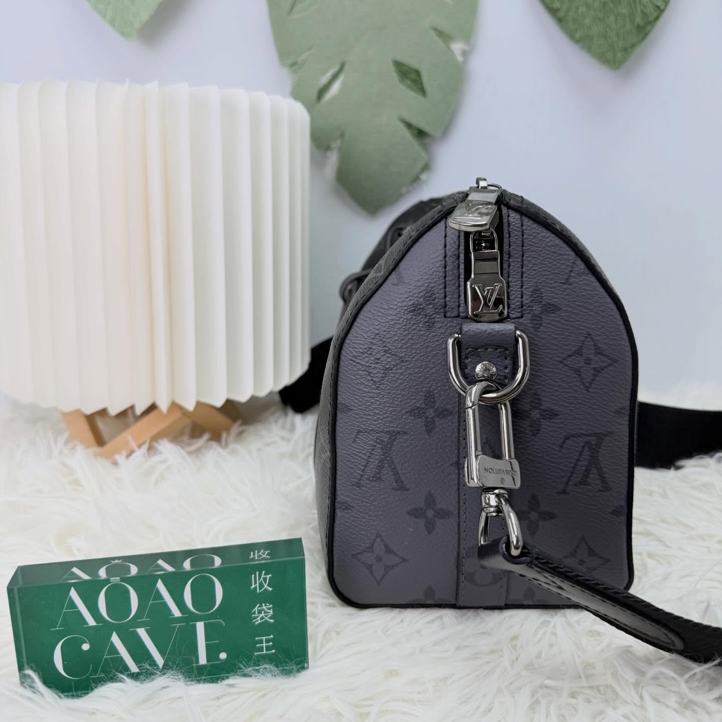 LV🤍PRE OWNED City keepall 黑色老花 晶片款 有單有盒🖤