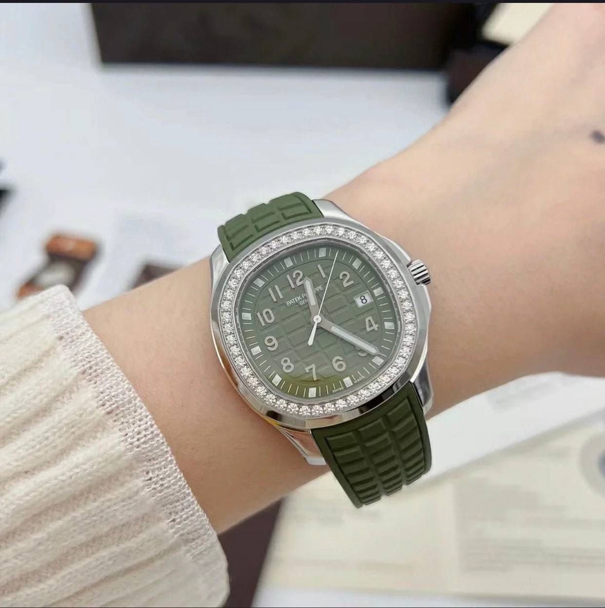 百达斐丽AQUANAUT系列🌟🌟牛油果绿🥑