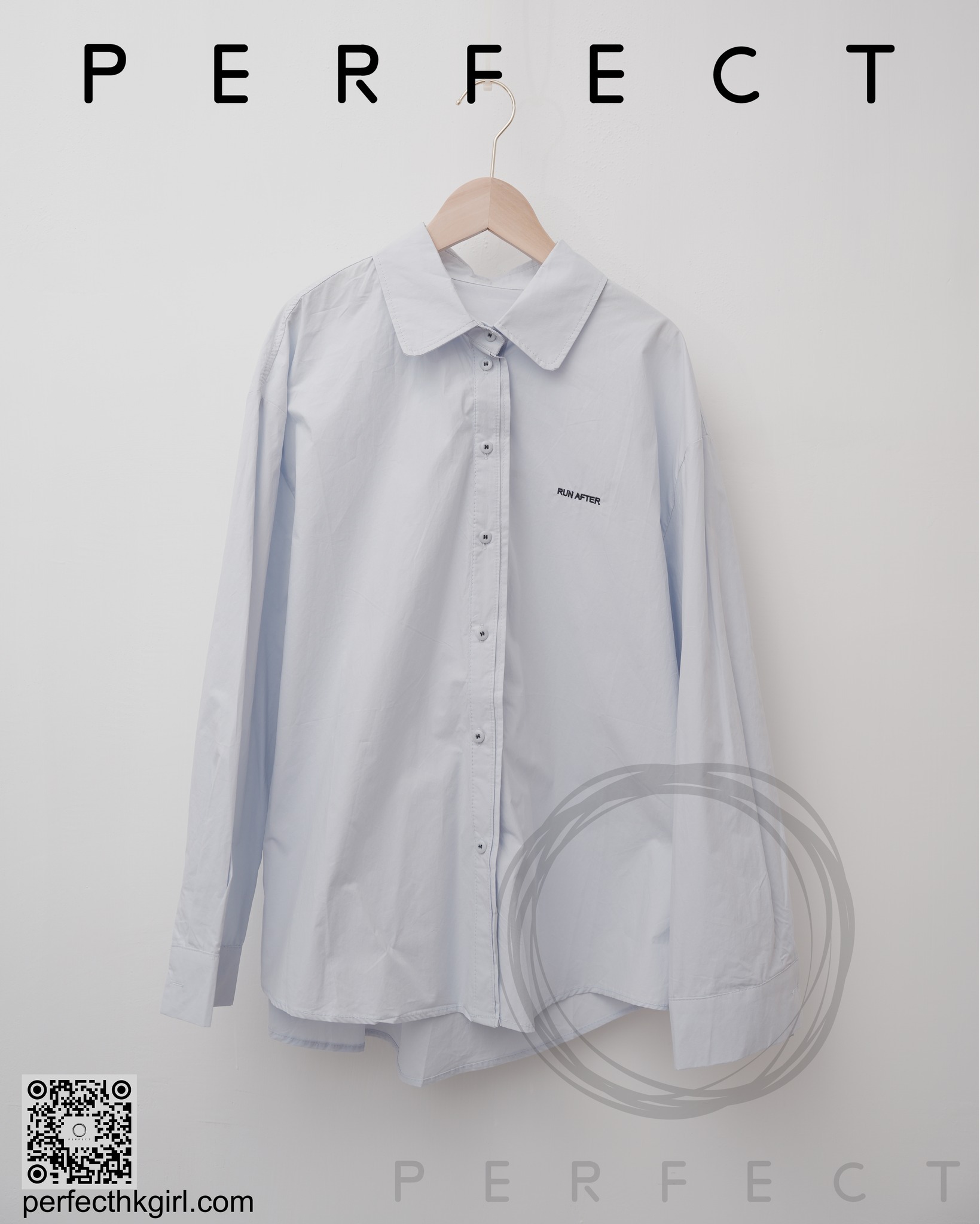 T0008_氣質自帶腰帶隨性上衣（溫文淺藍）