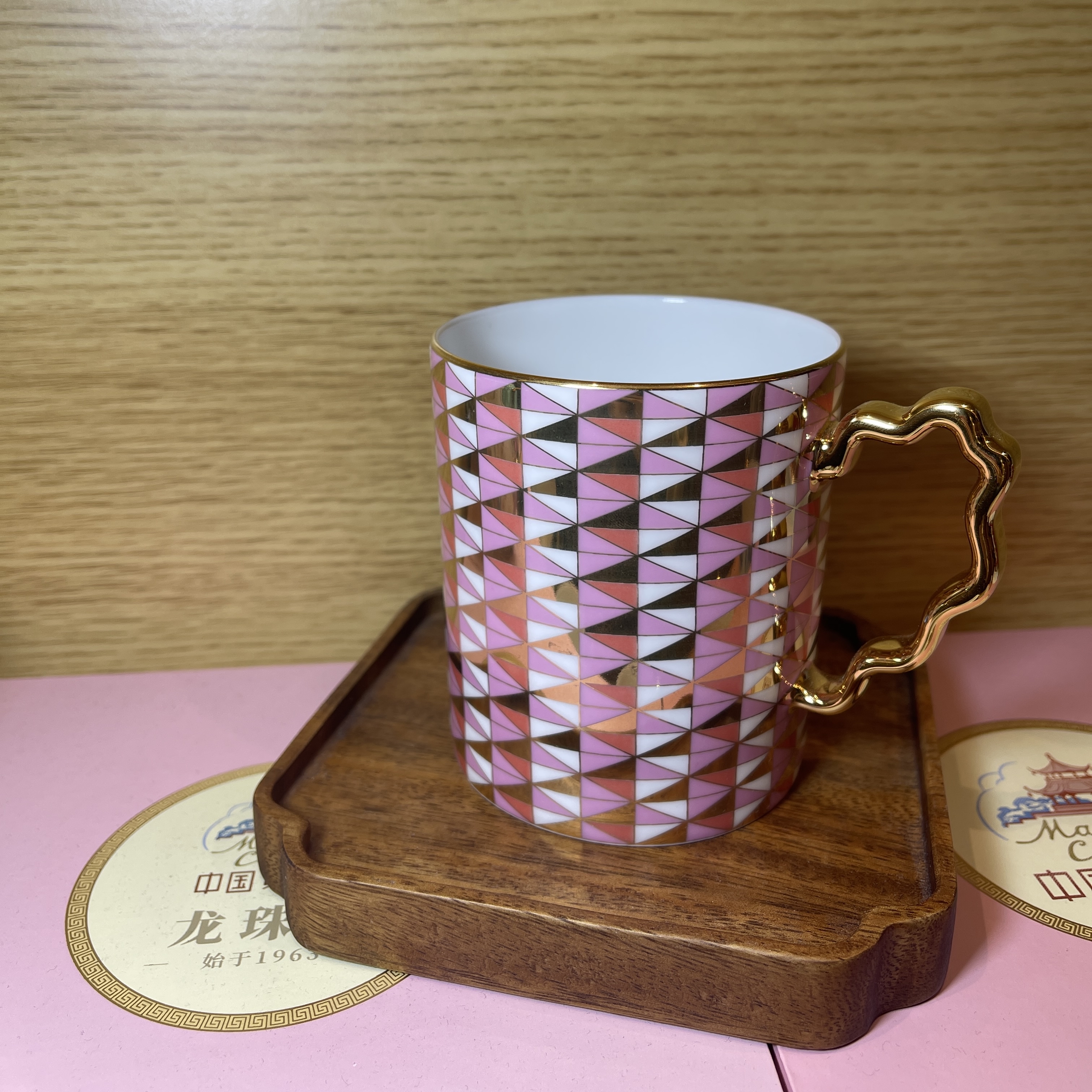 陶溪川 - 國色粉黛馬克杯(直筒）