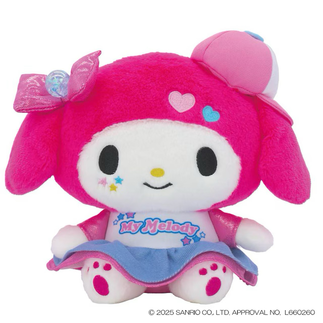 🎀【預訂】Sanrio Y2K 活力 cap帽造型公仔 - My Melody