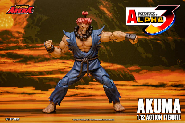 🧲預訂26年第4季：STORM ARENA 1/12 豪鬼 街頭霸王 Zero 3 可動figure STREET FIGHTER ZERO 3 - GOUKI
