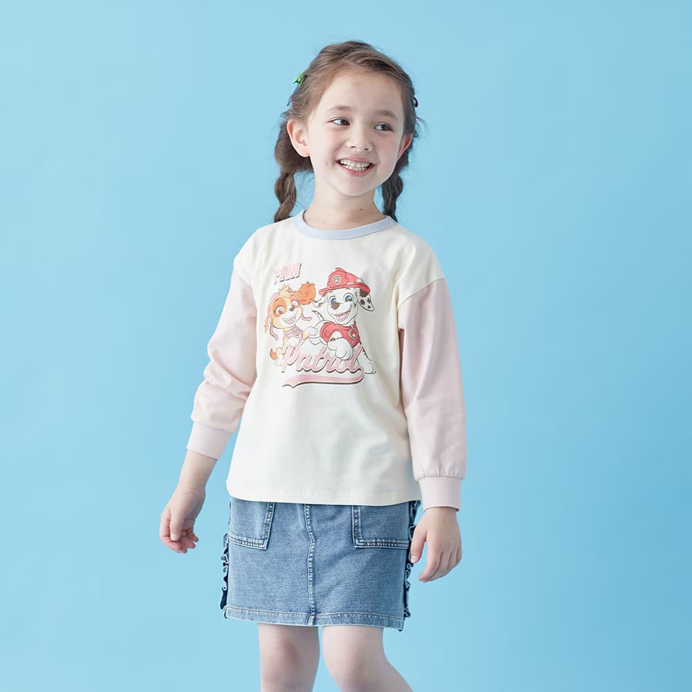 【⭐訂購⭐】  🇯🇵日本直送 🌀#PawPatrol 拼色袖長袖 tee［4款選］🌀 [PLHA-0053] [260913]