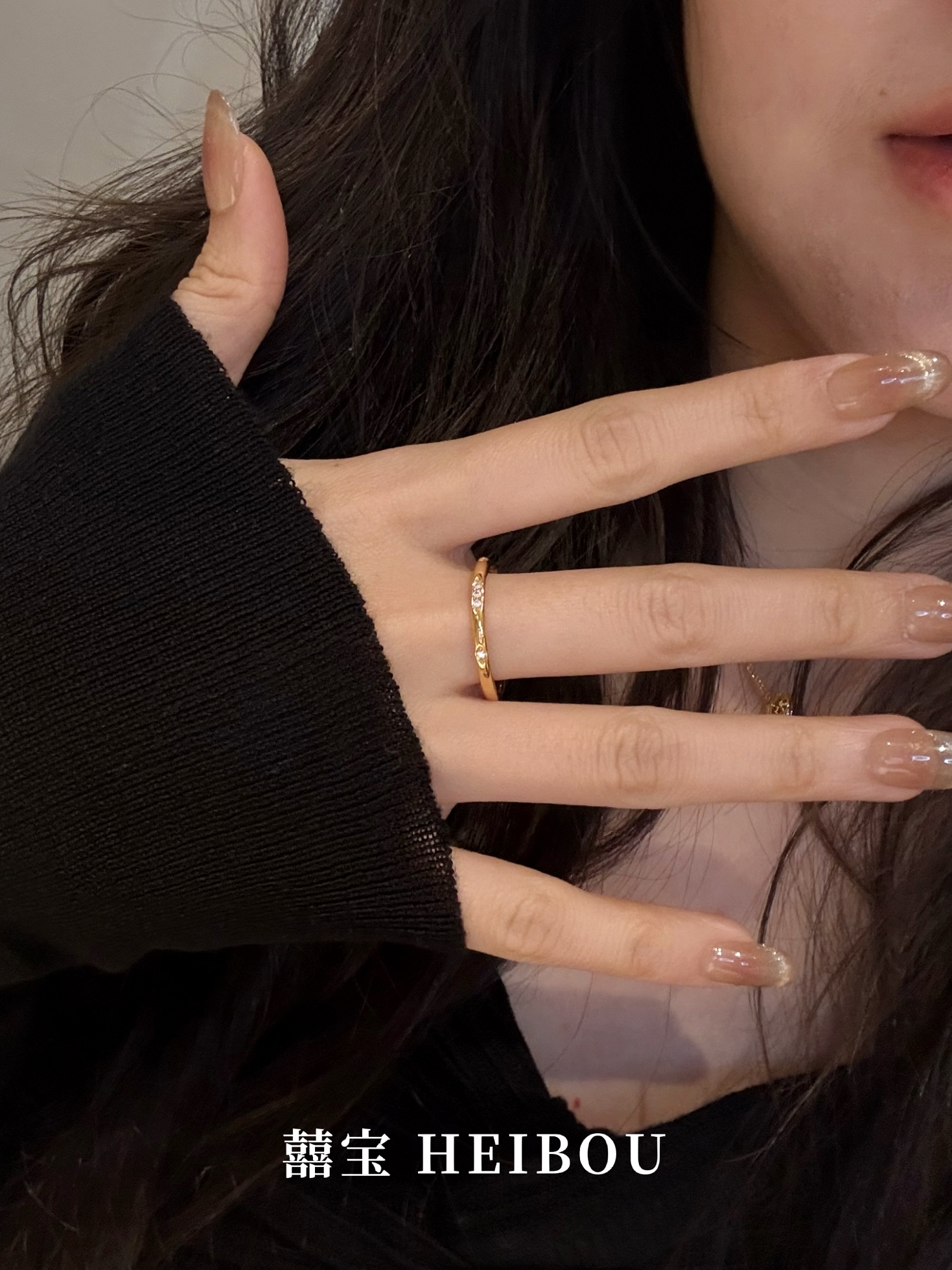 【6D镶嵌】点钻三生石-戒指