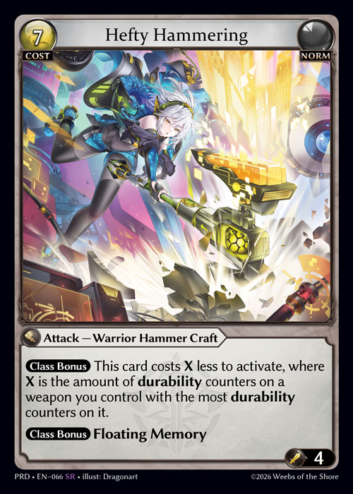 Hefty Hammering / PRD-066 (SR)