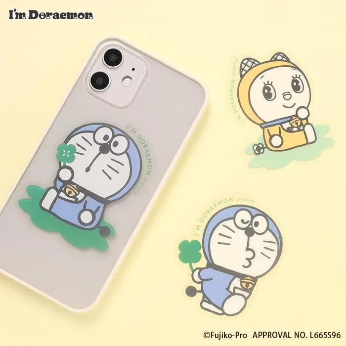 [訂購] 多啦A夢貼紙 手機貼紙 Doraemon文具精品 (日本製)｜四葉草系列