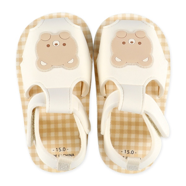 🇯🇵預訂 日本直送🇯🇵小熊圖案米白色EVA涼鞋