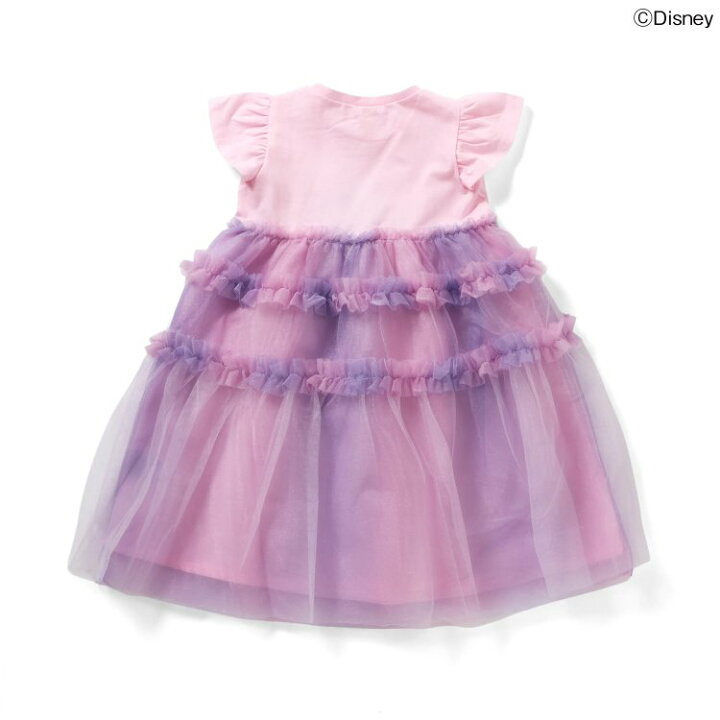 🇯🇵預訂 日本直送🇯🇵Apres les cours x 愛麗絲系列生蠔bb印花珍珠漸層薄紗短袖連身裙