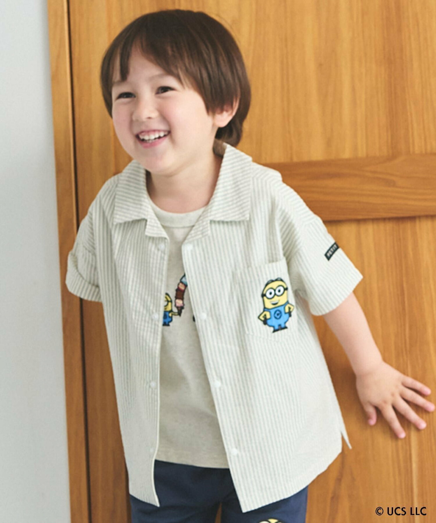 🆕【⭐訂購⭐】日本直送🇯🇵 #Minions 刺繡 襯衫［2款選］[ELHA-0041][260909]