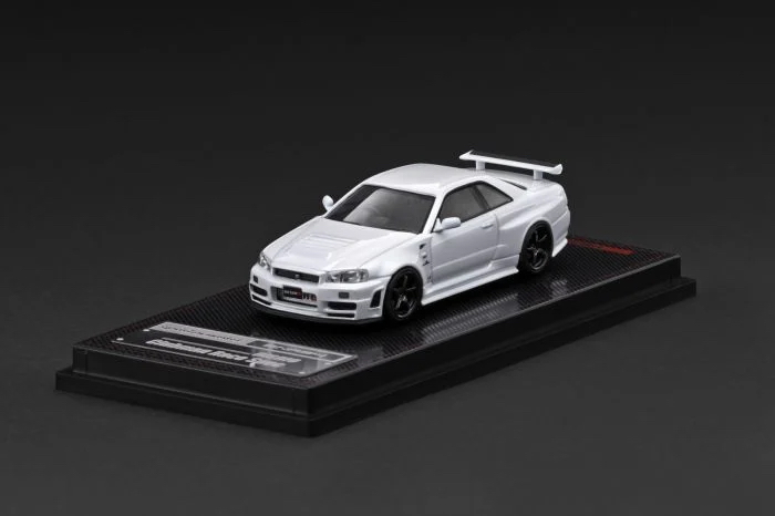 (預訂 Pre Order) Ignition model (IG4175 ) 1:64 Nissan Skyline GT-R (BNR34) NISMO customized White Metallic