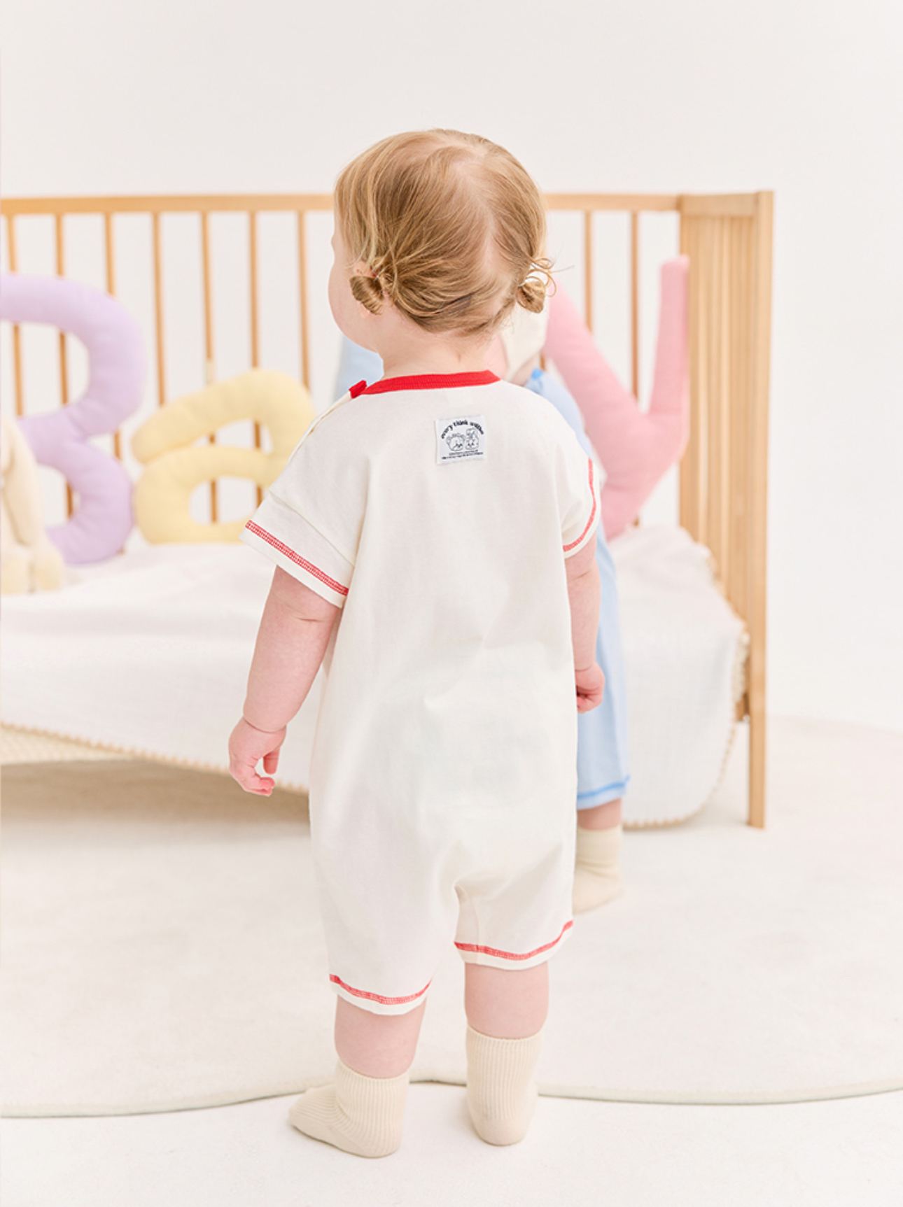 ☀️預訂 韓國直送☀️🇰🇷Milk Baby兩色可愛兔子小熊印花短袖連身衣