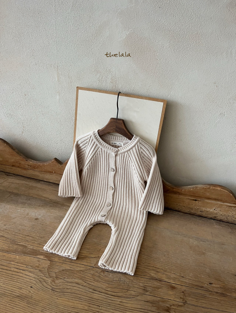 🌸預訂 韓國直送🌸🇰🇷THELALA三色開襟針織長袖連身服