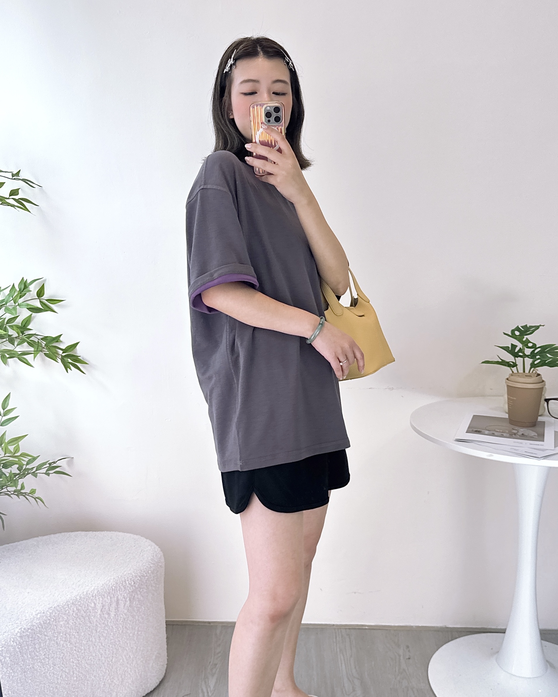 高質牛奶太空棉寬鬆上衣 2色