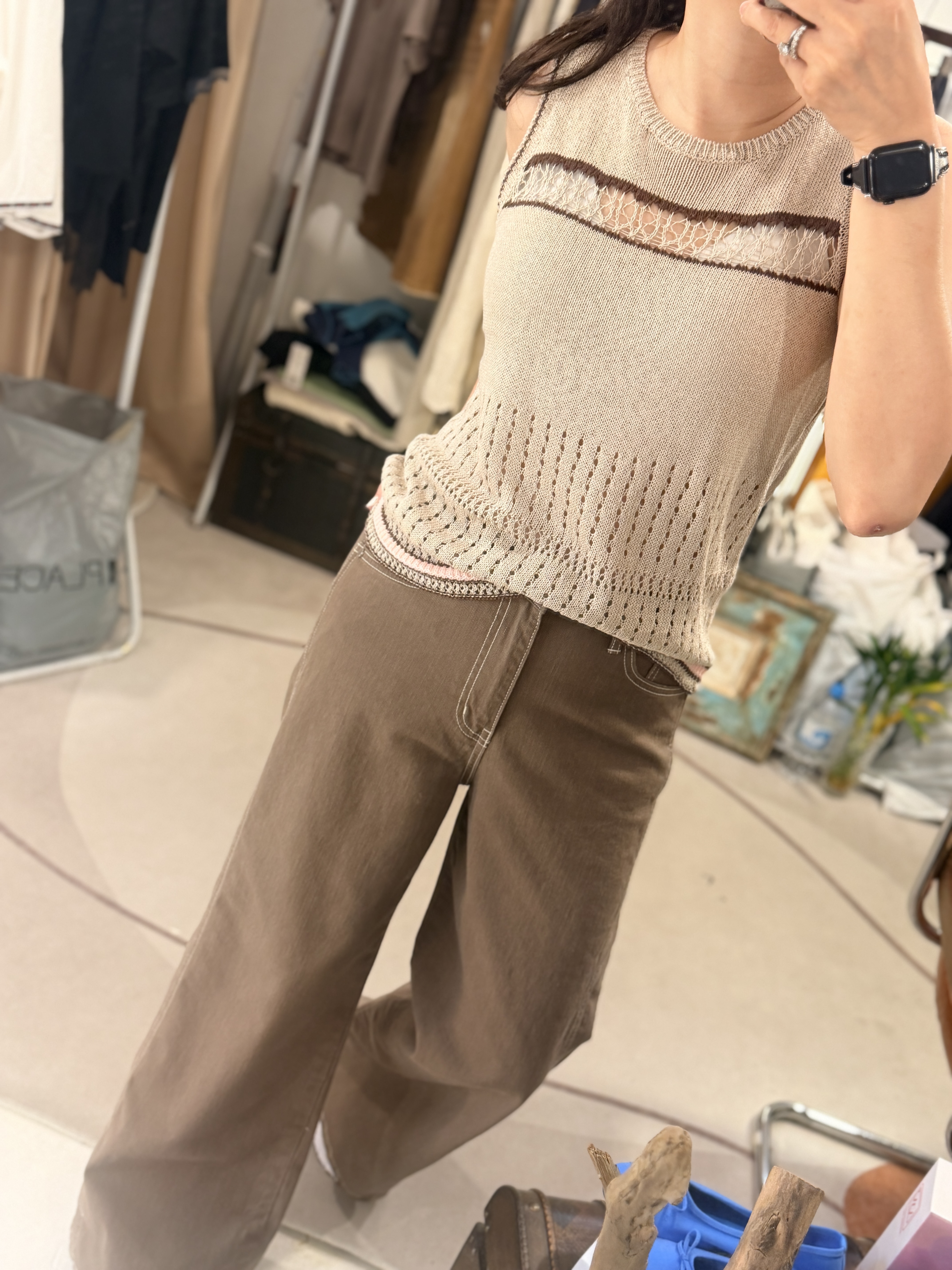 Vintage knit vest