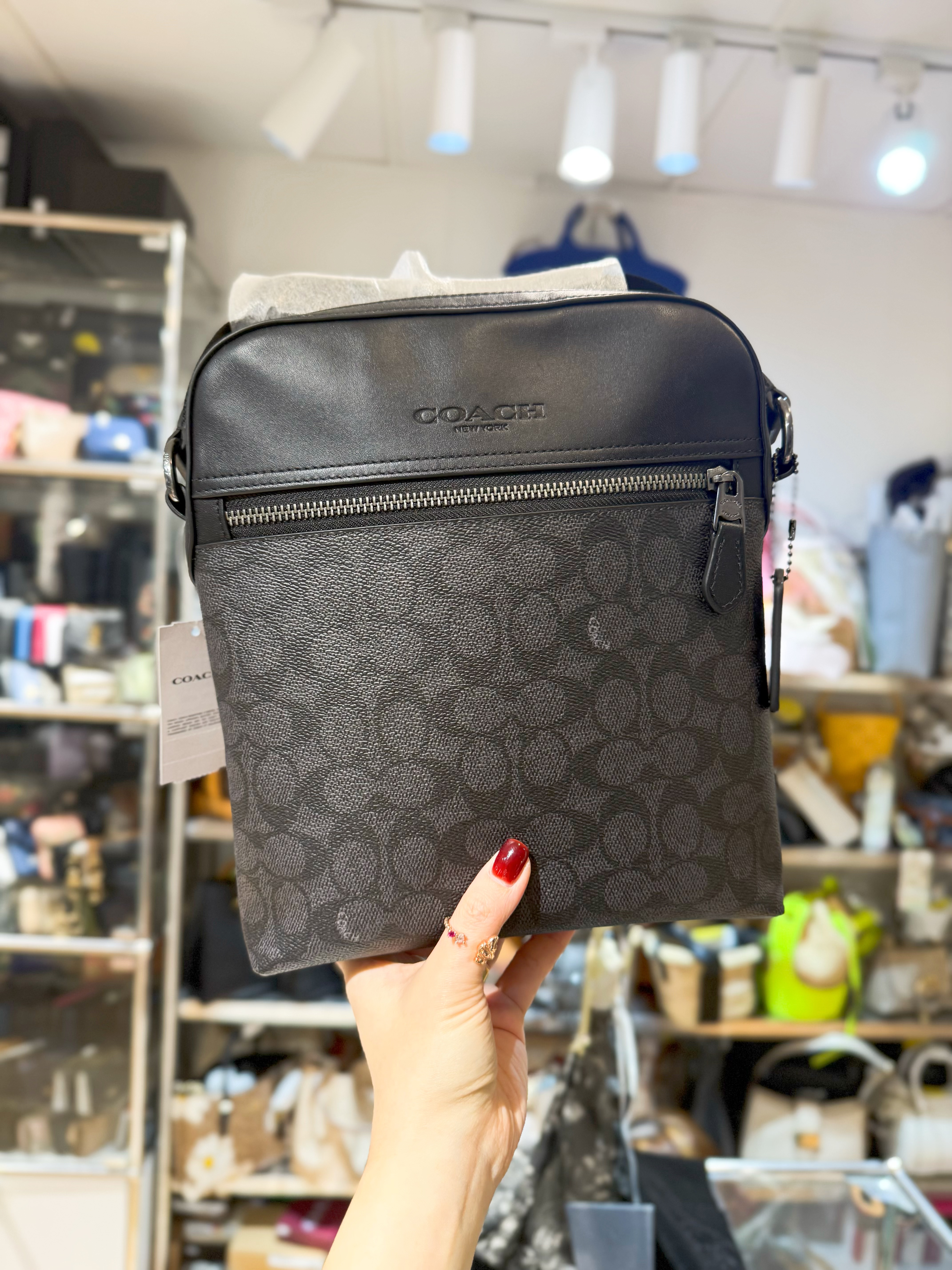 Coach flight bag blk/m