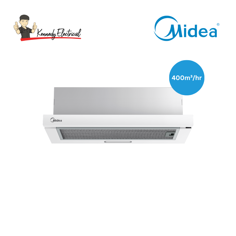 Midea 60cm White Telescopic Cooker Hood (MCH-60L03)