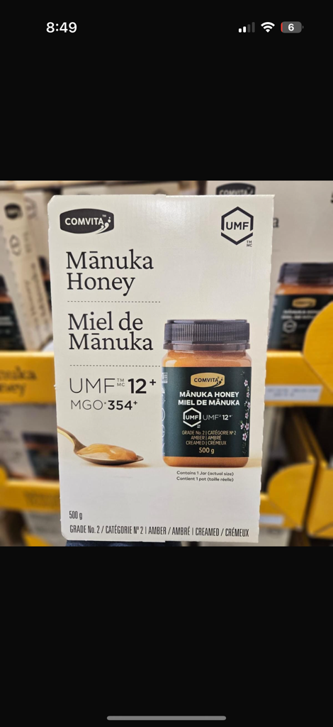 加拿大 Comvita康維他麥盧卡蜂蜜Manuka Honey UMF12+ 500g[平行進口]