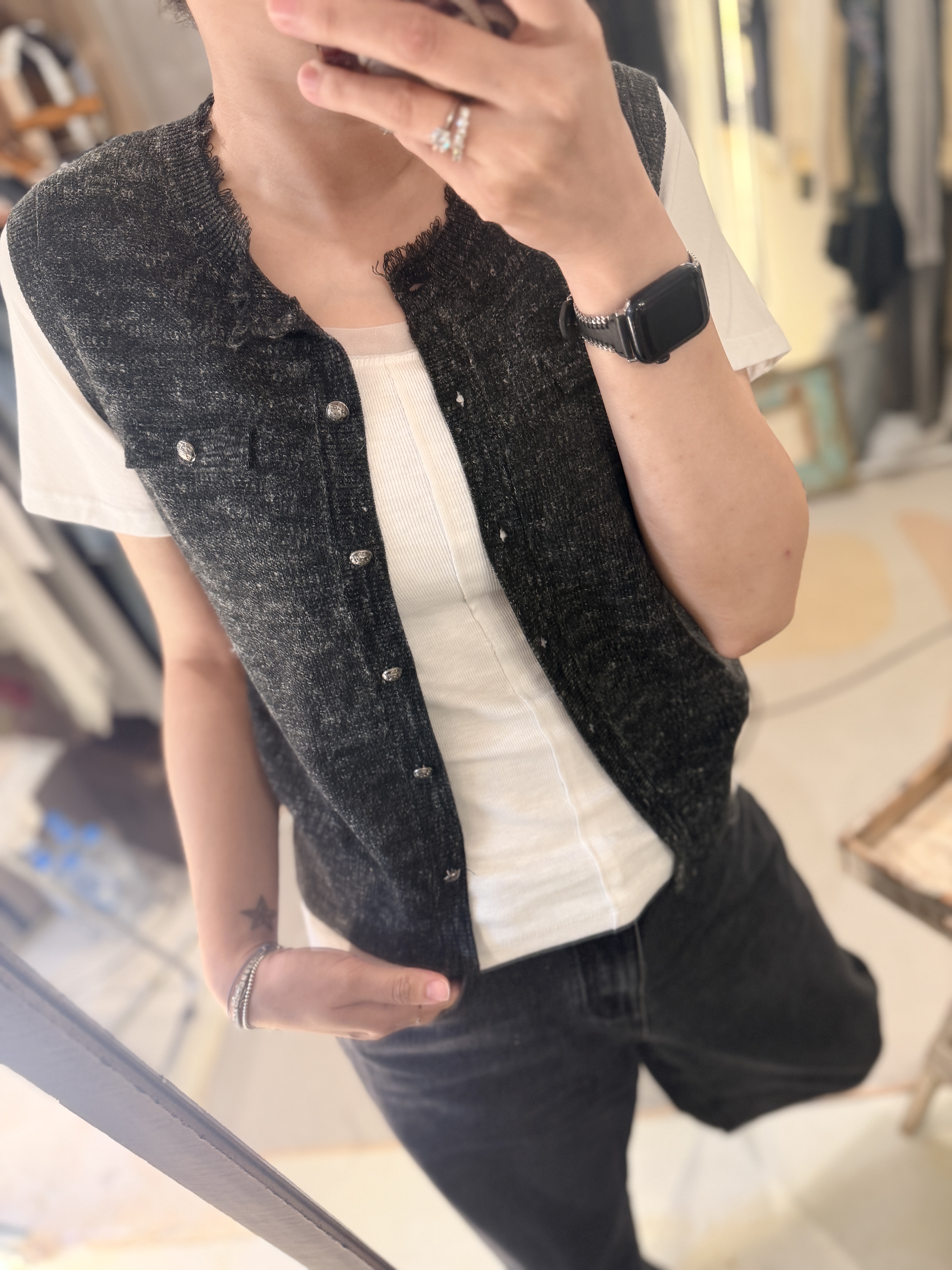 Fake cardigan 
