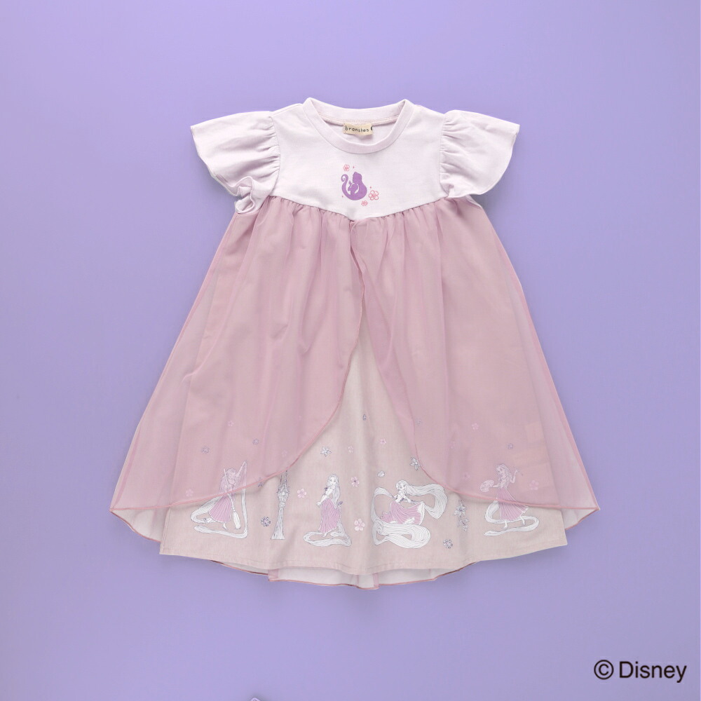 🆕【⭐訂購⭐】🌀 🇯🇵 日本直送 #Rapunzel / #Frozen 荷葉邊袖 層疊飄逸薄紗 連身裙［2款選］🌀 [ELDA-0187][260520]