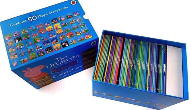 【套裝Set】Peppa Pig The Ultimate Peppa Pig Collection + The Incredible Peppa Pig Collection 小豬佩奇故事書｜100 books｜Blue＆Yellow Boxes 黃盒&藍盒