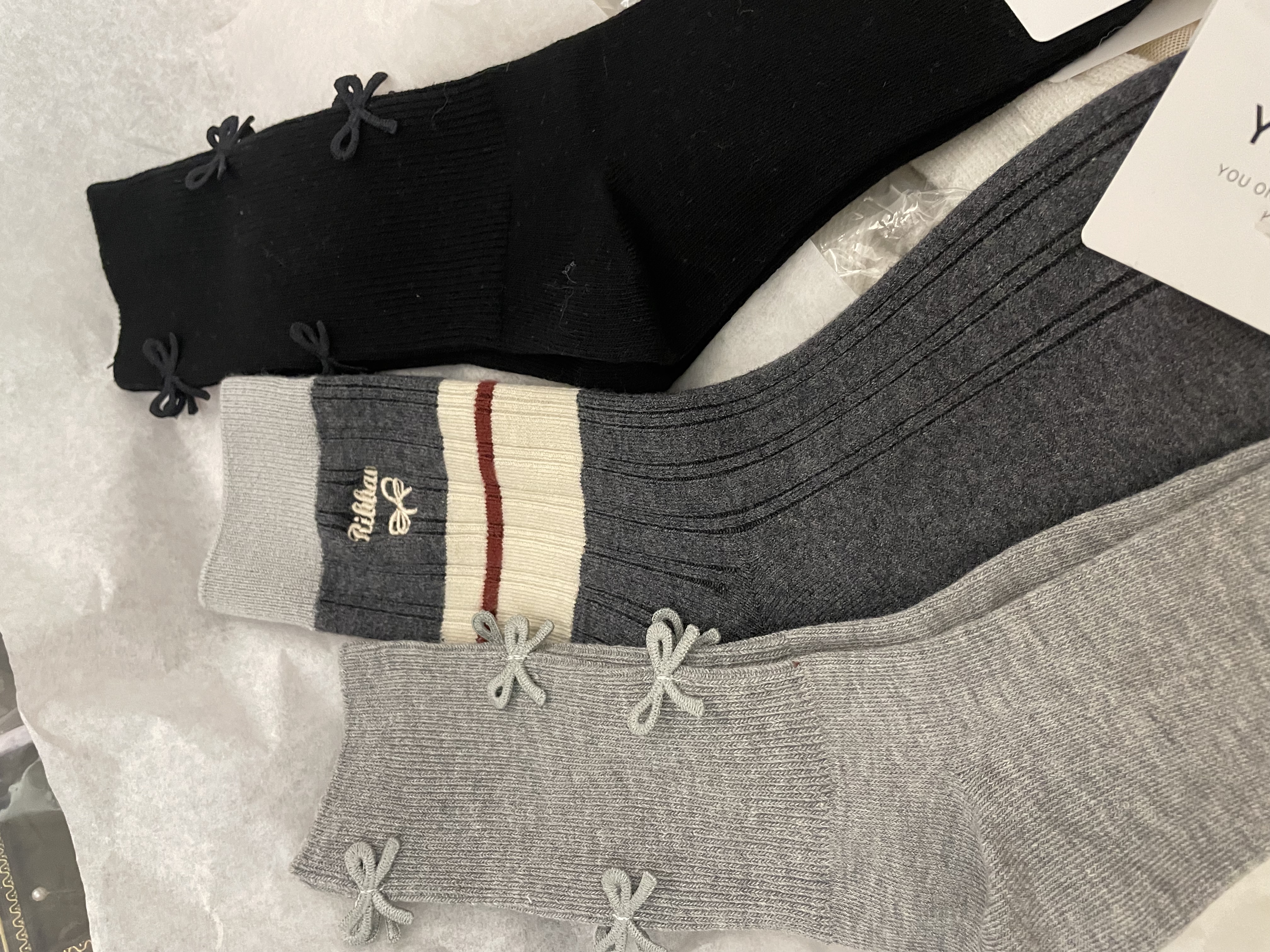 🌷| RIBBON SOCKS COLLECTION