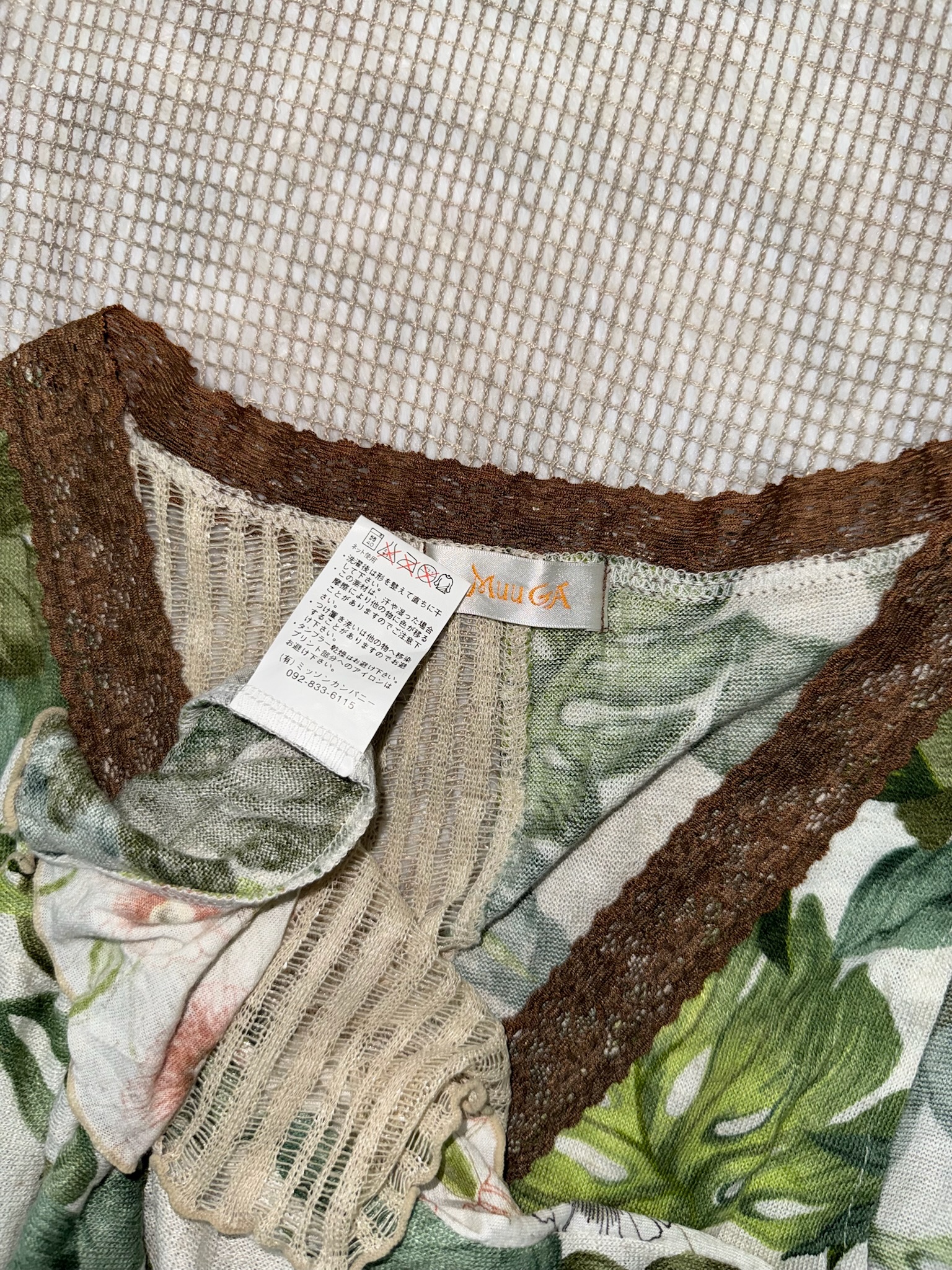 Boho Tropical Floral Patchwork Tank Top