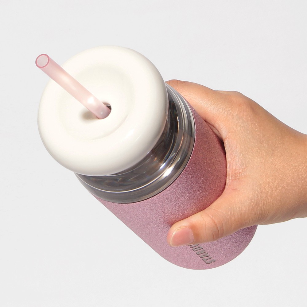 《日本🇯🇵 STARBUCKS 2026 Feel the Breeze 限定系列》閃亮粉紅不鏽鋼冷飲杯 503ml