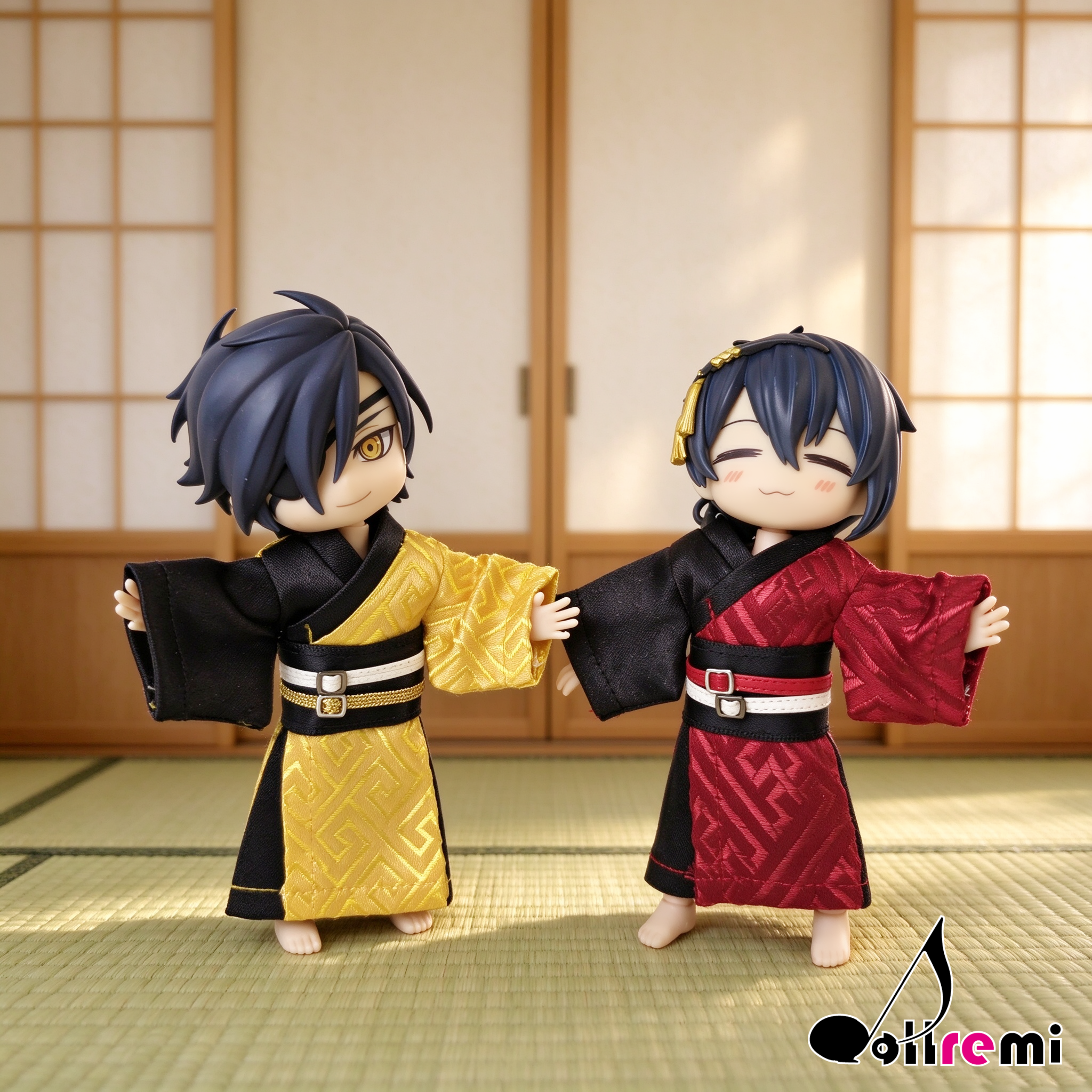 【dollremi】(OB93,OB94) 雙色男裝和服 two-color men's kimono
