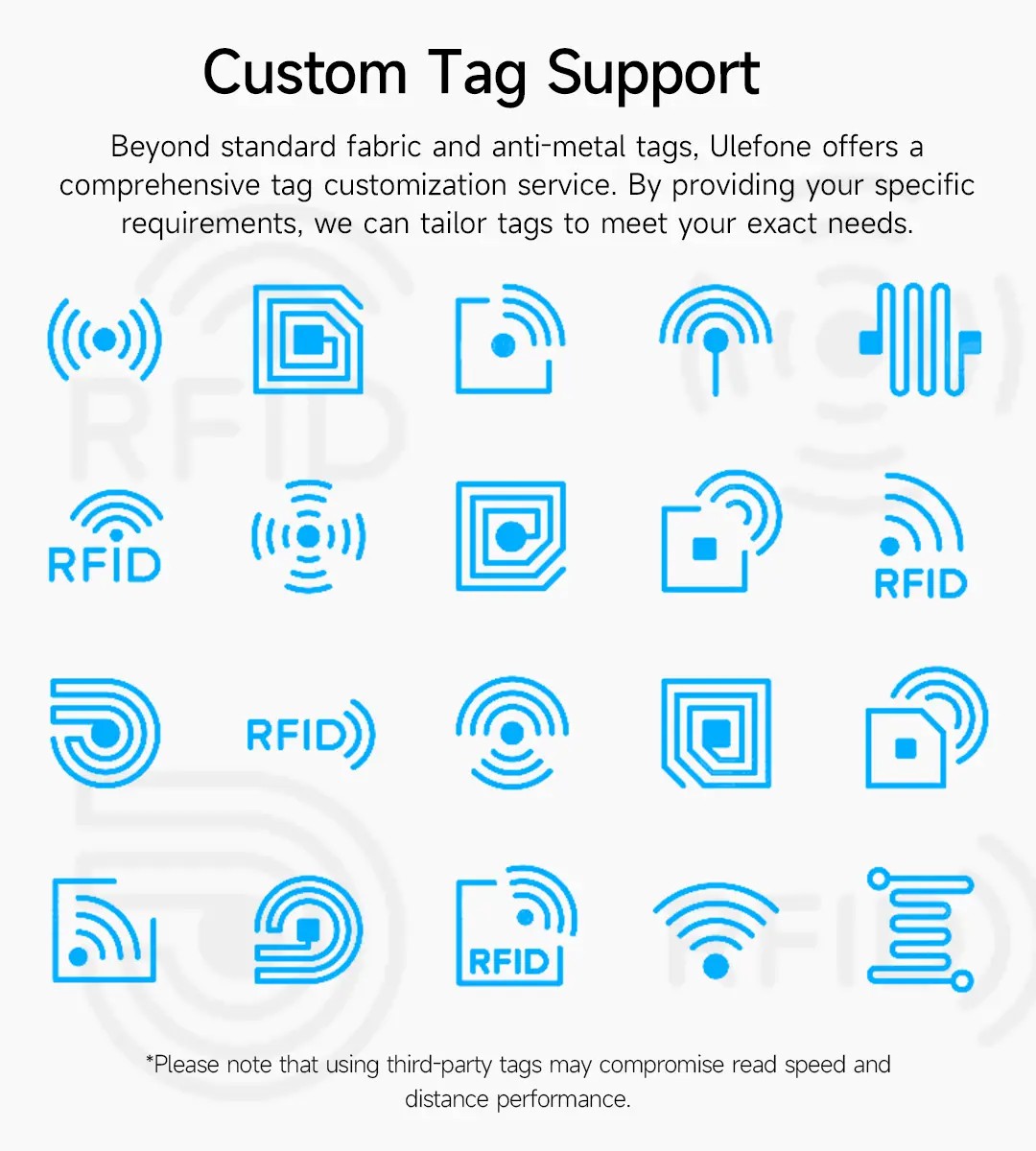 Ulefone UHF RFID Tag Reader 標籤讀取器