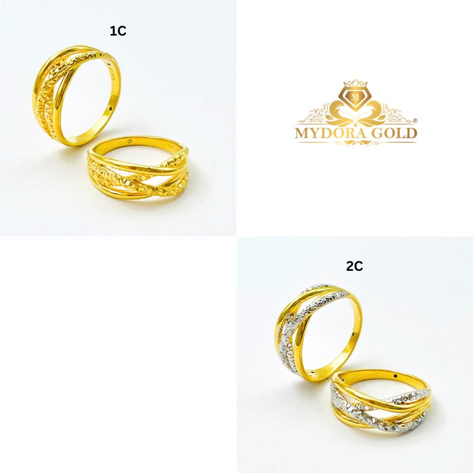 MYDORA EMAS 916 Cincin Grace Crossline (5G) l EMAS 916/22K