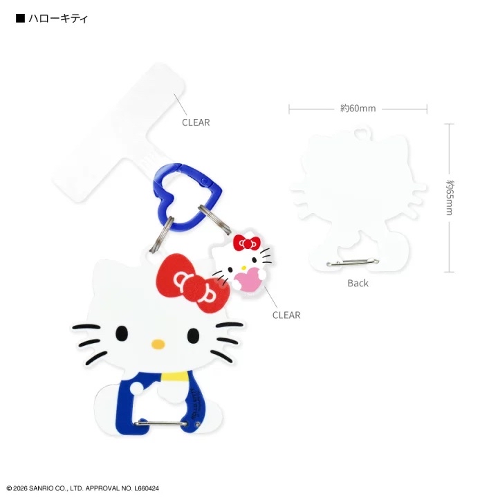 日本預訂📍日本Sanrio圖案吊飾電話扣/多用扣