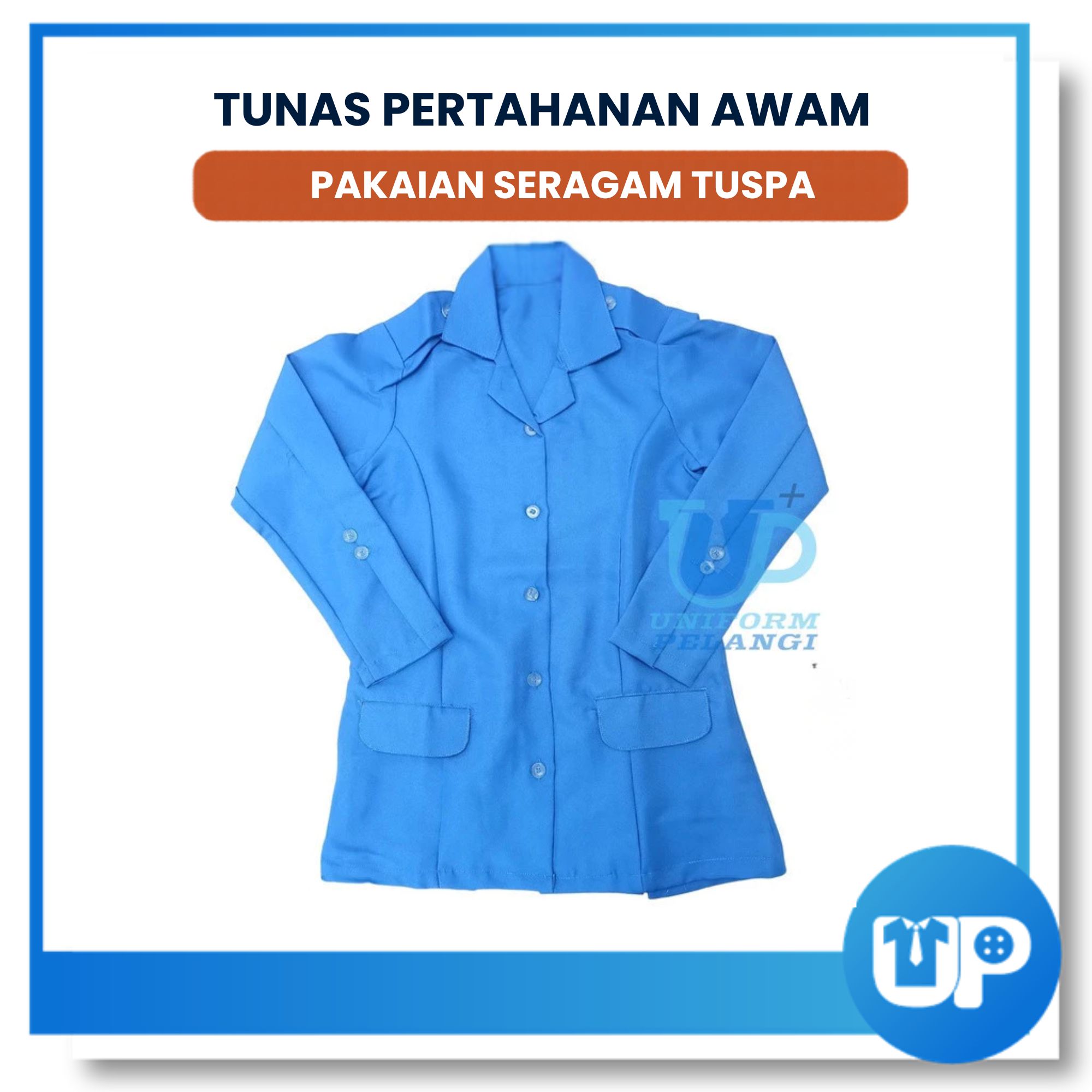 (SET LENGKAP) TUSPA Pakaian Seragam Uniform Lengakap Tunas Pertahanan Awam Sekolah Rendah