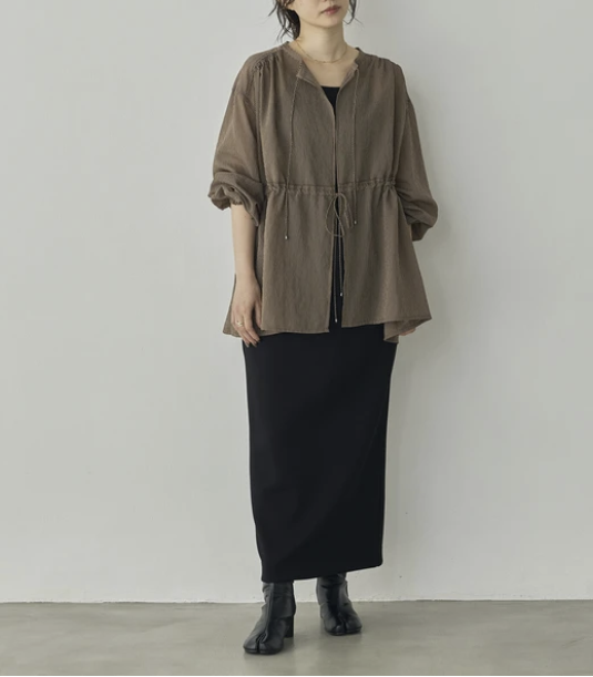 格羅格蘭條紋襯衫  - 2026 流行穿搭  女士襯衫 秋冬時尚穿搭 優雅日常 柔軟舒適 易於配搭 日本直送   #JP-I-260039