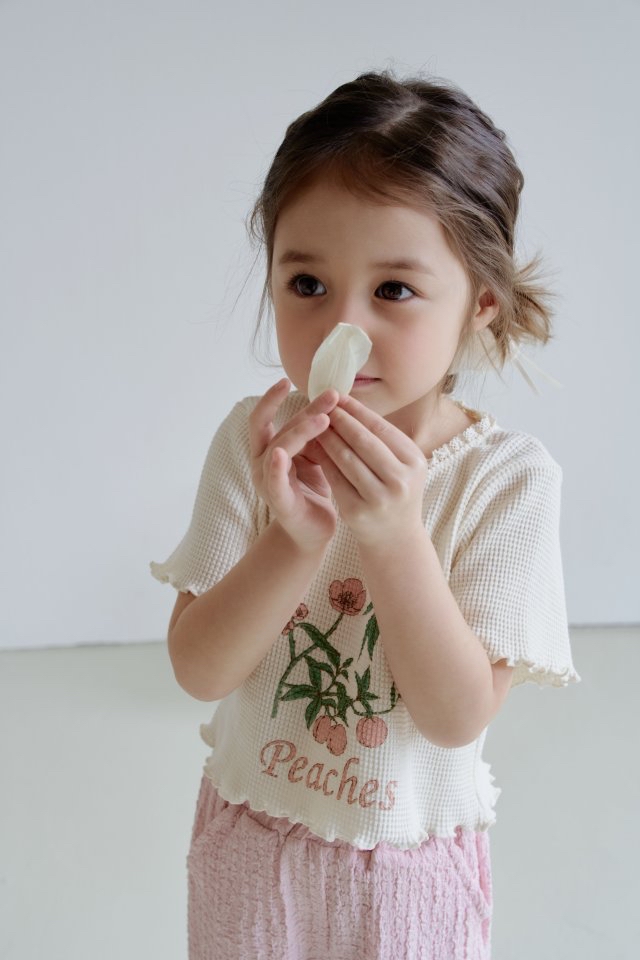 Momoann | Flower T ( Ivory size 7(100-105)/size 9(105-113)