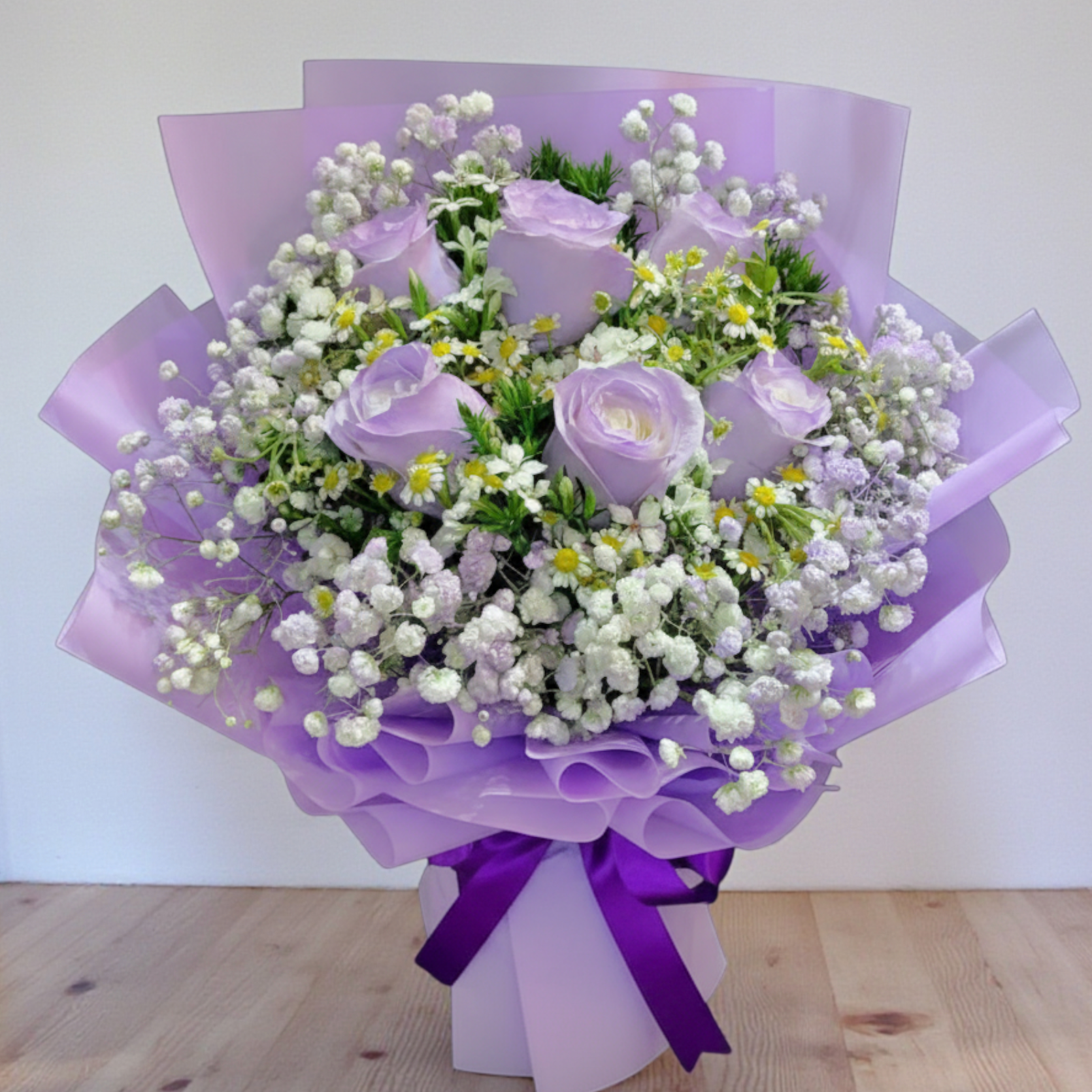 👉🏻鮮👈🏻 Believe in LOVE 系列｜夢幻紫玫瑰丨睡美人紫玫瑰丨情人節花束丨畢業花束丨生日花束丨大學畢業花束丨紫色玫瑰