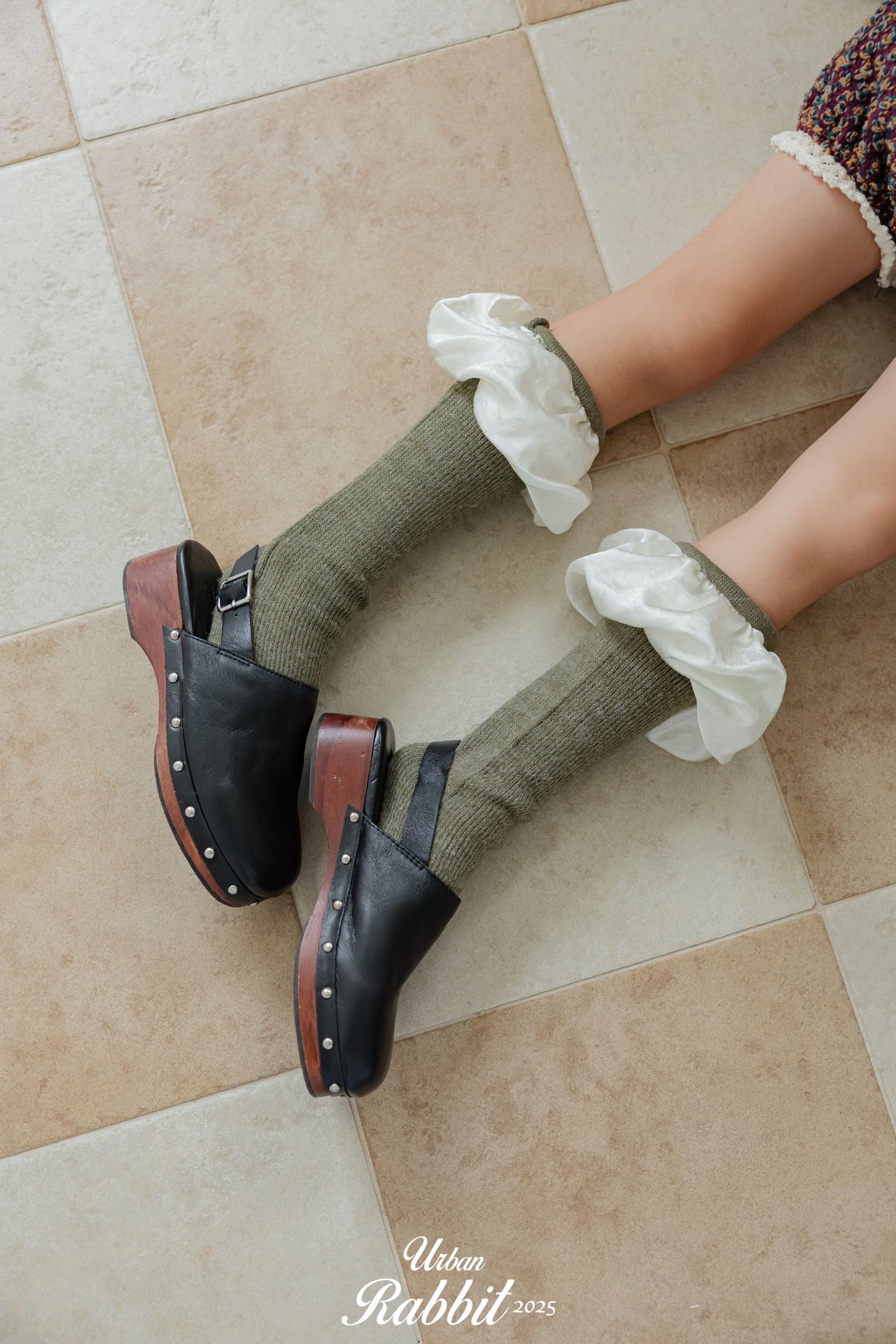 Urban rabbit | socks (Green free size)ACC