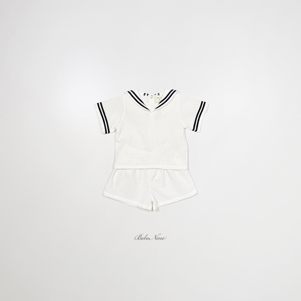 ☀️預訂 韓國直送☀️🇰🇷Bebenine三色海洋風水手領上下套裝