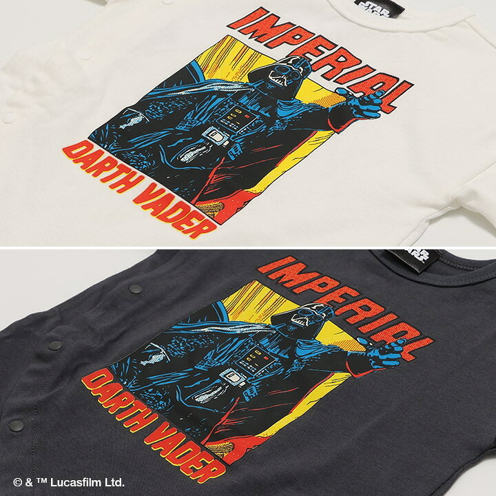 🇯🇵預訂 日本直送🇯🇵兩色Star Wars星球大戰黑武士印花短袖連身服