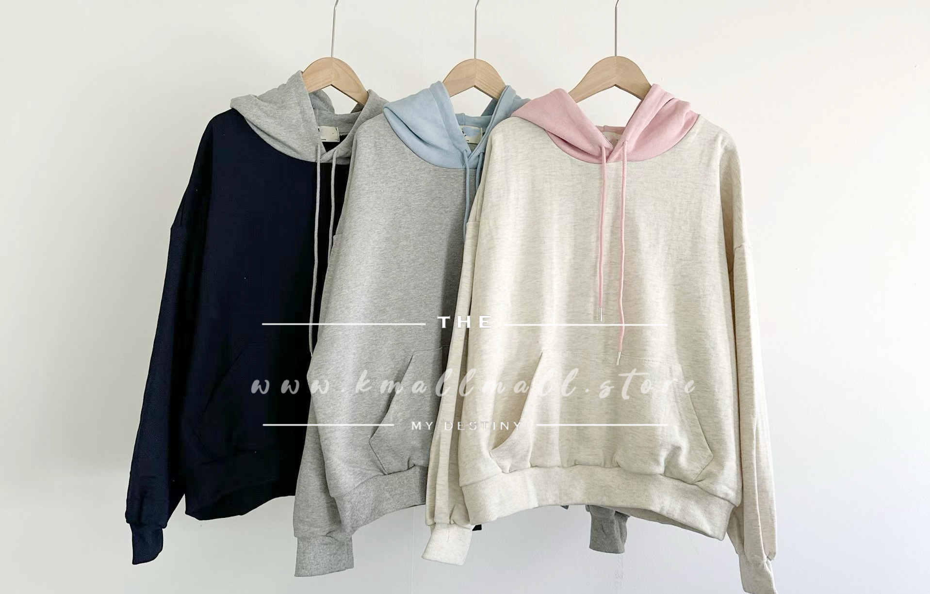 🍂Fall Pre order🍂 簡約純色有袋衛衣