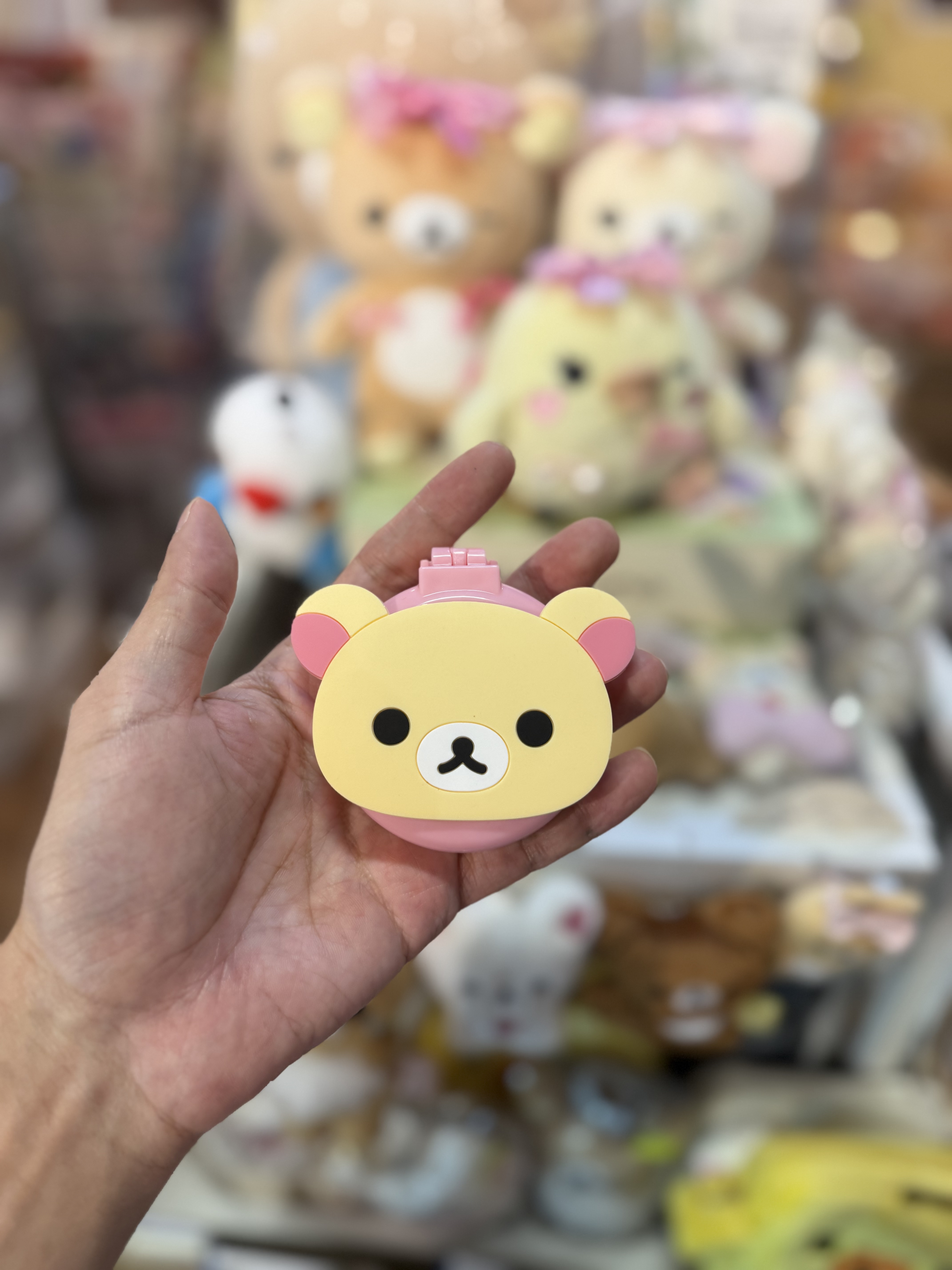 《現貨》全新rilakkuma輕便梳連鏡