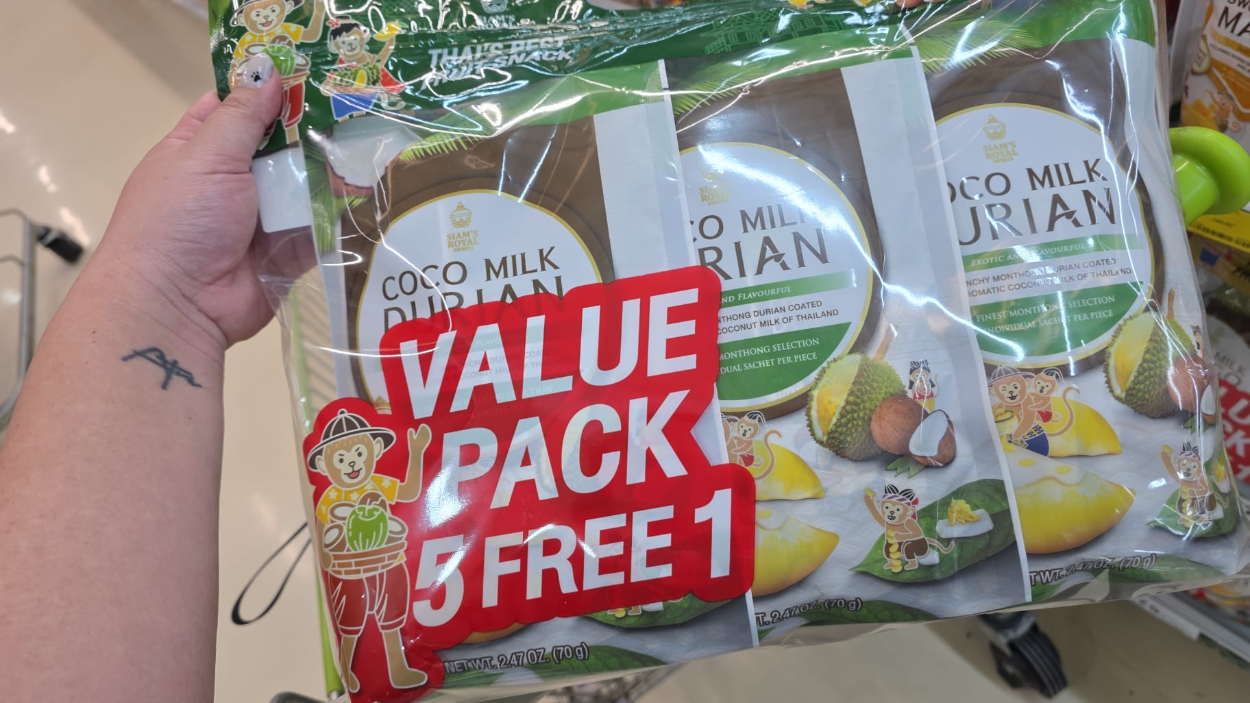 coco milk durian 5 free 1