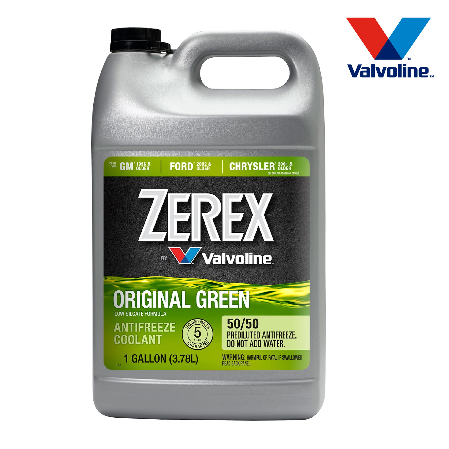Valvoline ZEREX 原創綠色 防凍液/冷卻液【1:1直接使用】(1Gal) (原裝行貨)