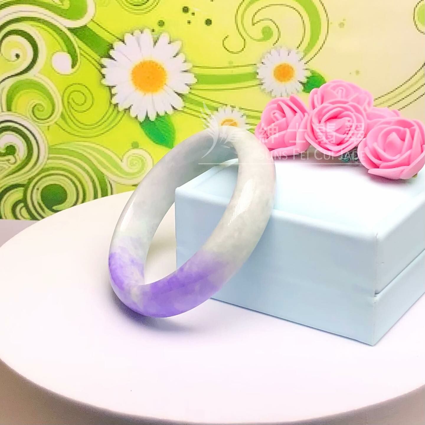 濃色藍紫福鐲54.6mm